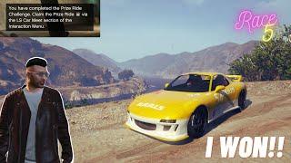 I WON the Prize Ride Challenge in GTA 5 Online! | Race 5