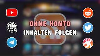 Abonnieren OHNE Account (RSS-Feed-URL von Youtube, Twitter, Reddit, Telegram & Co. finden)