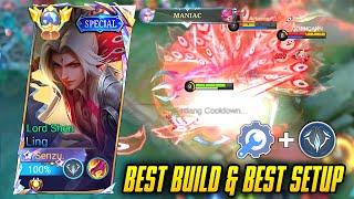 LING FASTHAND BEST BUILD & BEST SETUP FOR EASIER TAKE ALL SWORD - Top Global Ling Mobile Legends