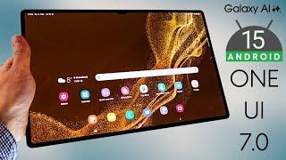 Samsung Galaxy Tab S8 Ultra One UI 7 Android 15 - RELEASE DATE