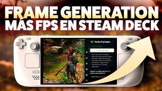 Más FPS activando Frame Generation en tu Steam Deck - Mejora de rendimiento BRUTAL 