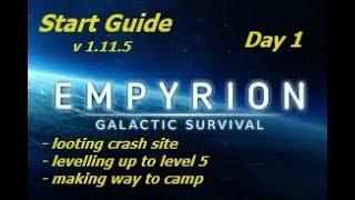 Empyrion Galactic Survival. Start Guide. Day 1. First steps.