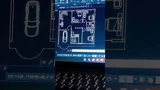 Simple floor plan with Cad 2022 #civilengineering #viral #shorts #autocad #ytshorts