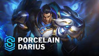 Porcelain Darius Skin Spotlight - League of Legends