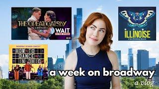 *realistic* week working on broadway | how to dance in ohio concert, illinoise, surgery prep