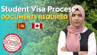 Student Visa Process | Documents Required | 2023 | Sri Lanka to Canada #canada #srilanka #student