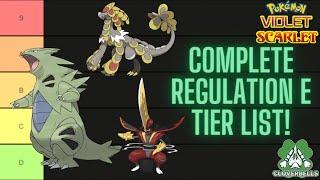 The UPDATED Regulation E Tier List! | Pokemon Scarlet & Violet VGC