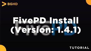 FivePD 1.4.1 (Working with 1.5.1+) Install Tutorial - FiveM Resource Install/Overview