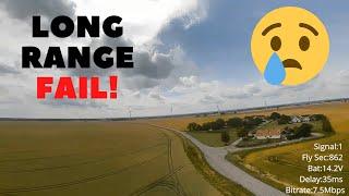 11 km Long Range Fail | DJI FPV | 7 inch Drone