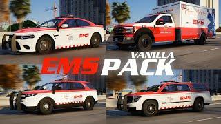 HV EMS Vanilla Pack | Lore Friendly | Los Santos EMS Pack | Fivem Cars