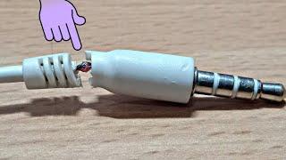 How to repair earphones head jack at home step by step