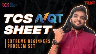 TCS-NQT Sheet | Extreme Beginners Problem Set | Work from Home Internship Opportunity 