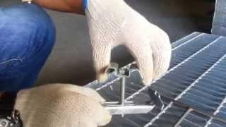 Install TCMY Grating with TGC - 01 Grating Clip