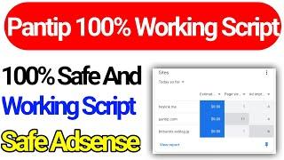 Pantip 100% Working Script - Adsense And ADX Pantip Script - Adsense Active Dashboard Pantip