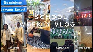 ZIM VLOG EP 3 |  Weekly SCHOOL VLOG | Zim School, Restaurant, Rugby Game, School Event