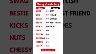 Common English Slang Words Meanings #english #trending