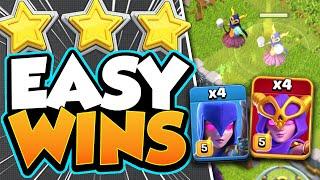 2 of the Easiest TH12 3 Star Armies Ever! How Super Witch is Used in Clash of Clans