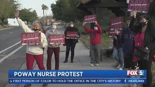 Nurses Protest  Pandemic Working Conditions At Palomar Health