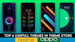 Realme and Oppo Top 6 Usefull Themes in Theme Store | Realme theme | Oppo new theme