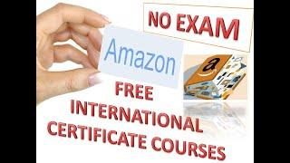 Amazon free certificate courses enrollment in step by step process | SliceInfo