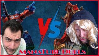 Manatube Duels I Dihada vs Optimus Prime I Centurion commander gameplay I