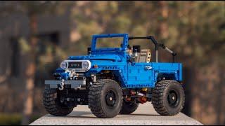 Use Happy Build Toyota J40 to build FJ40 Crawler(MOC-4889)