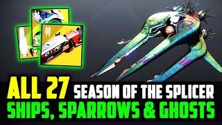 All Destiny 2 Ships, Sparrows & Ghost Shells for Season 14 - With Names and How to Get Them!