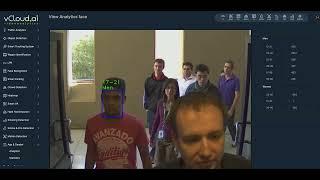 Age and gender detection in realtime with vCloud.ai video analytics
