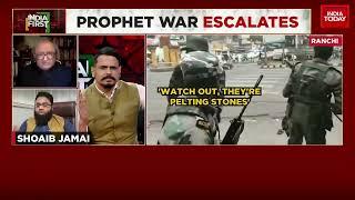 WATCH: Shoaib Jamai, Tarek Fatah Engage In Fierce Debate Over Prophet Remark Protests Across Cities