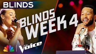 Spectacular Blind Auditions from Week 4 | The Voice | NBC