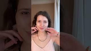 Young Woman Smiling Showing Earrings | Short Clip