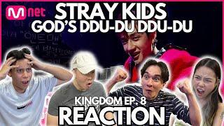 WHAT HAVE WE JUST WATCHED??!! | STRAY KIDS Gods DUDUDU Performance on Kingdom REACTION!!