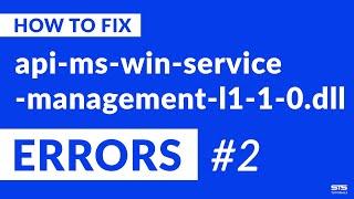 api-ms-win-service-management-l1-1-0.dll Missing Error on Windows | 2020 | Fix #2