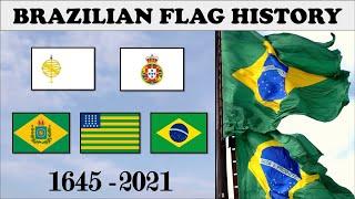 Brazilian Flag History. Every flag of Brazil 1645-2021.