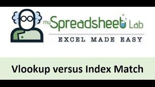 Video 00050 Vlookup versus Index Match