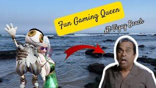 QUEEN & KING at VIZAG beach 🩷  || Face revealed || dont miss