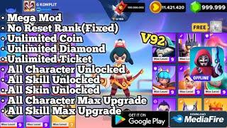 Heroes Strike Offline Mod Apk V92 Terbaru No Reset Rank - All Character Unlocked - Unlimited Coin