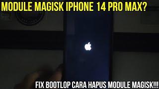 Hp kentang jadi Iphone 14 pro max? Cara fix bootlop hapus module magisk lewat twrp