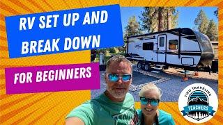 A Beginner’s Guide to RV Setup and Breakdown (How We Set Up & Break Down Our Grand Design 22 MLE)