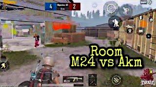 Room match||Akm vs M24||Toxq Gaming YT||Pubg mobile||Warehouse