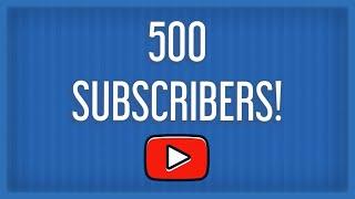We’ve reached 500 subscribers already!