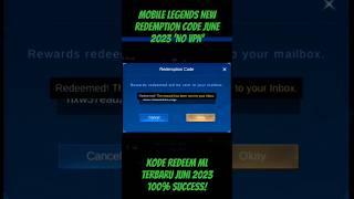 100% success Mobile Legends diamond redeem code Today June 2023 #mobilelegend #redeemcode #mlbb