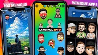 How to Get iPhone iOS 18 MEMOJIS on Android  | Add Memojis to Instagram Story | iPhone Memoji 2024