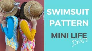 𝙆𝙞𝙙𝙨 𝙎𝙬𝙞𝙢𝙨𝙪𝙞𝙩 pattern Mini LIFE Intro by Bikini Design Club * DIY BIKINI
