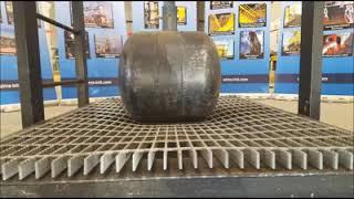 AIMS Composites FRP Grating vs Steel Grating Drop Test