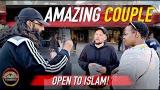 Amazing Couple Open to Islam Mustafa #sfdawah Speaker's Corner