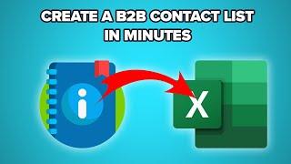 How to easily build a b2b contact list in minutes!