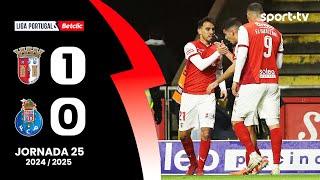 Resumo: Braga 1-0 FC Porto - Liga Portugal Betclic | sport tv