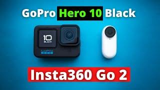 GoPro 10 vs Insta360 Go 2 video comparison | Which is better ?