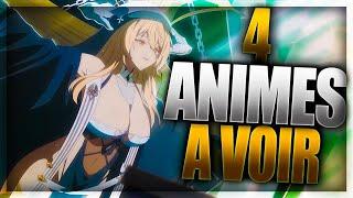 4 ANIMES PEU CONNUS A VOIR DÈS MAINTENANT !! (ils sont incroyables)